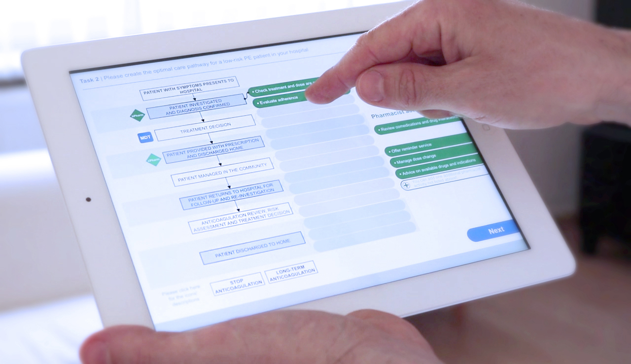 Digital interactive exercises for online and event use
