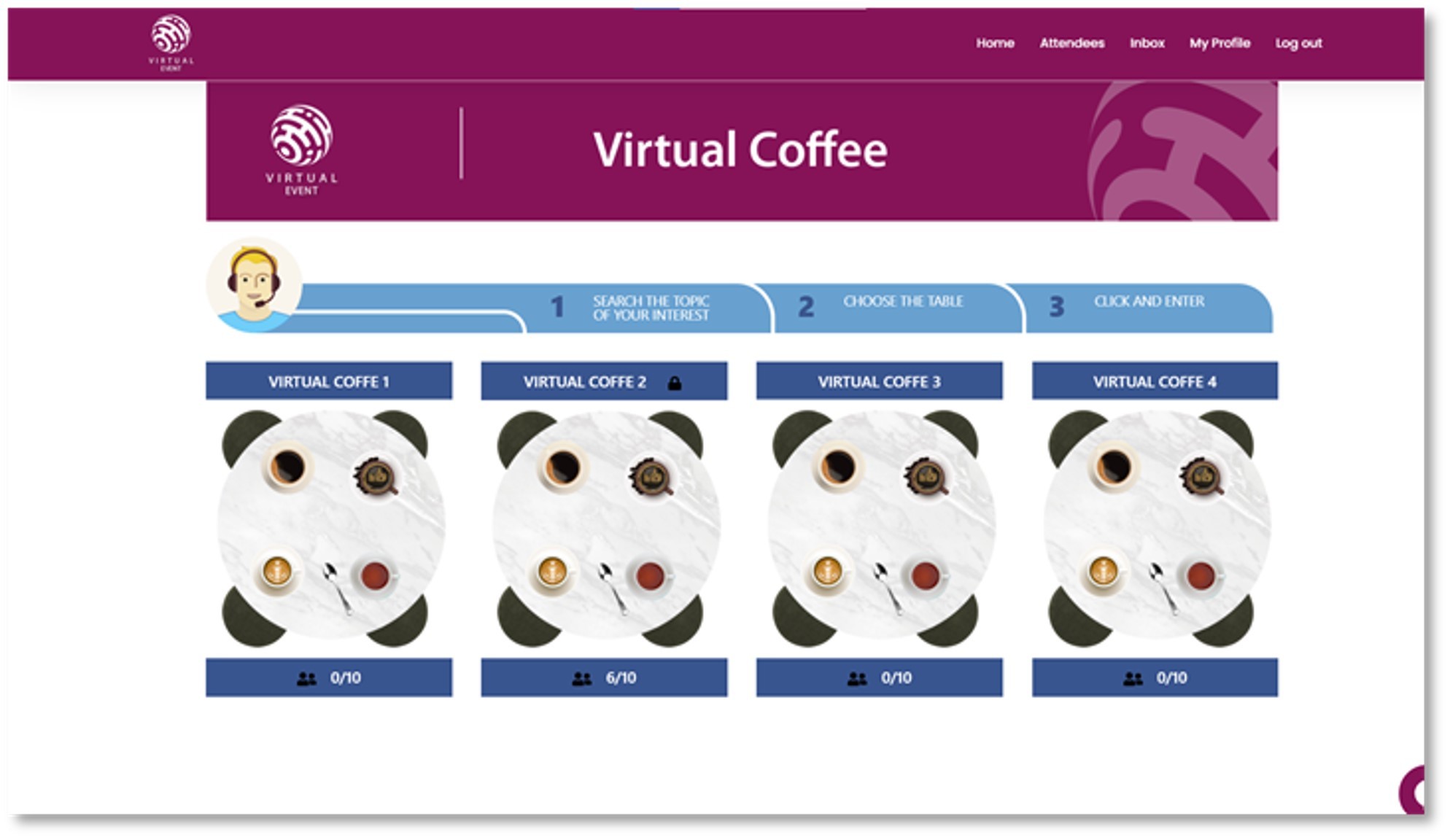 Fully managed, customized virtual conferences