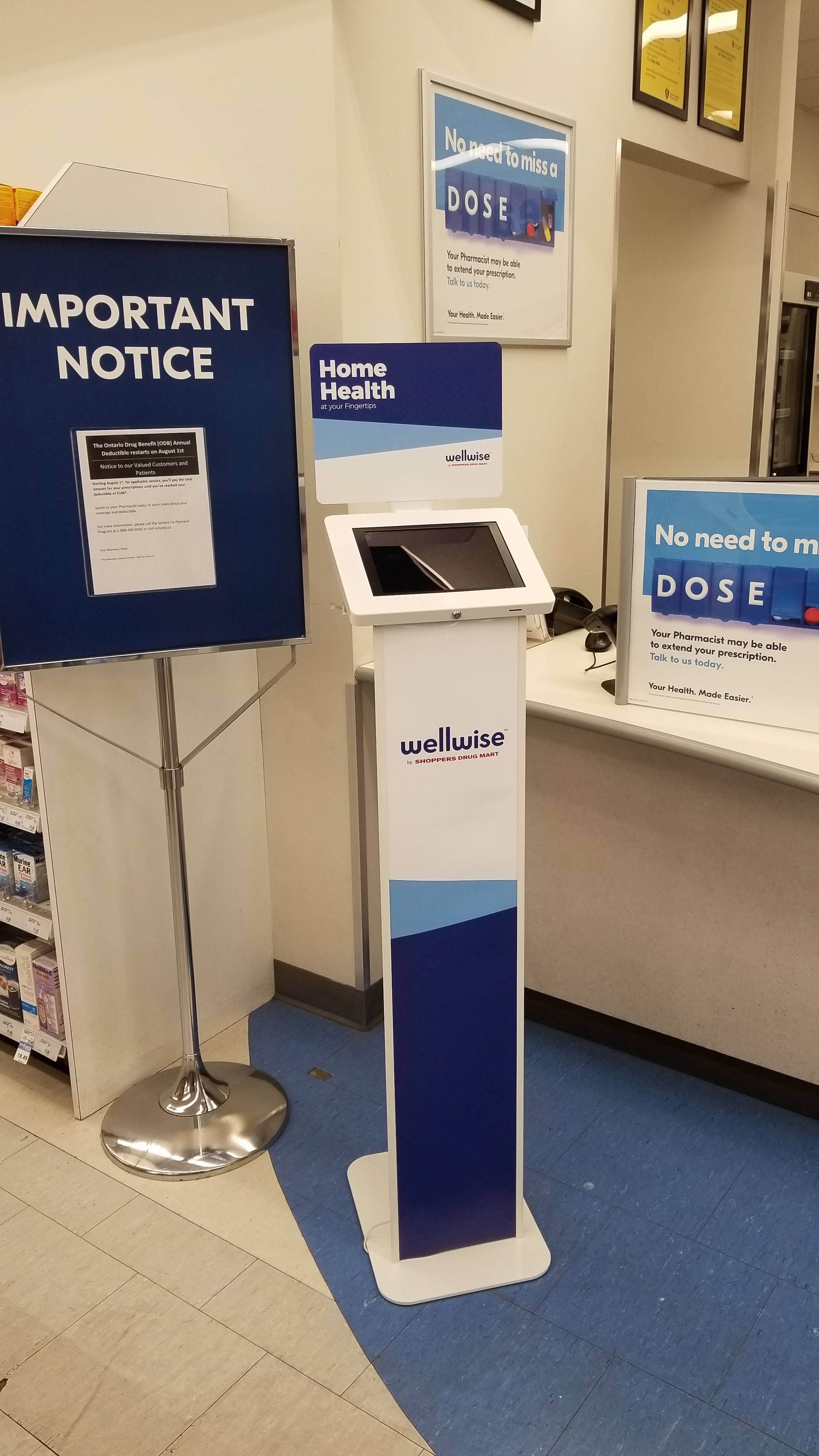 In-store interactive kiosk