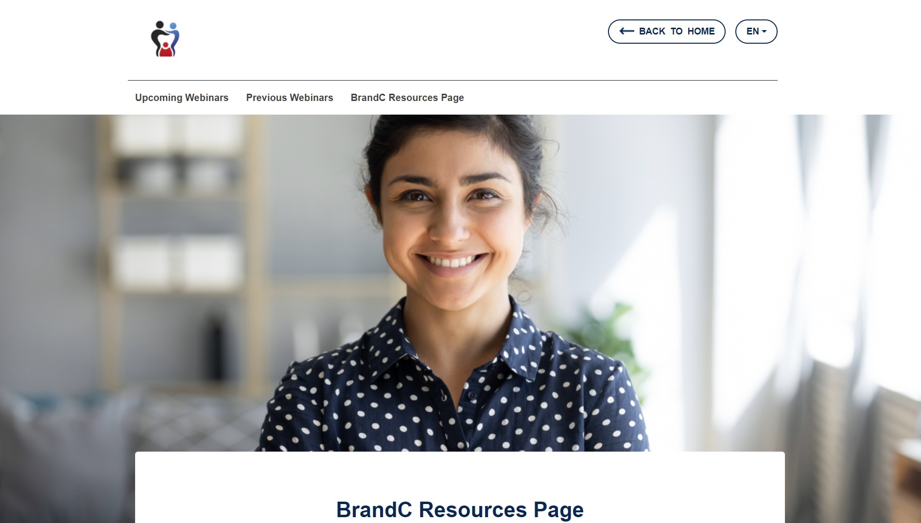 Customized, dedicated virtual education hub for HCPs