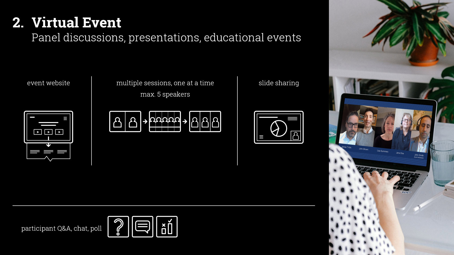 Virtual Event Types